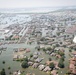 Aerial View of Port Arthur and Beaumont Texas after Hurricane Harvey