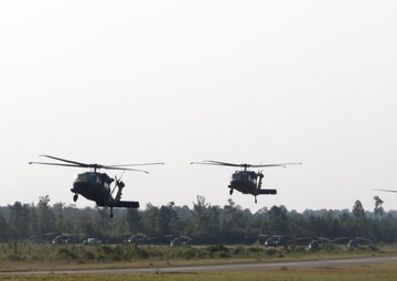 Camp Shelby Safe Haven for Ft. Rucker Aircraft