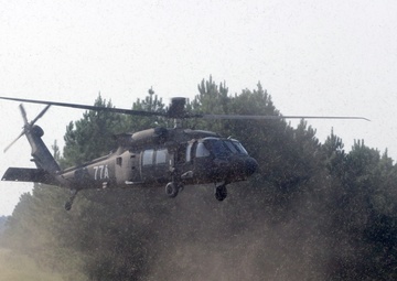 Camp Shelby Safe Haven for Ft. Rucker Aircraft