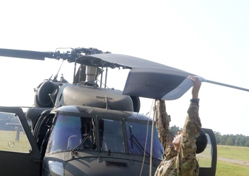 Camp Shelby Safe Haven for Ft. Rucker Aircraft