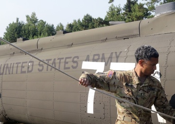 Camp Shelby Safe Haven for Ft. Rucker Aircraft
