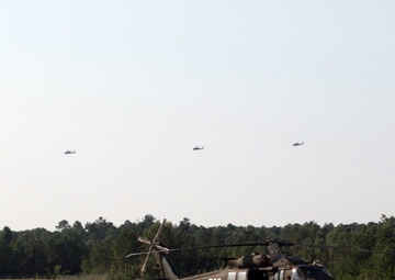 Camp Shelby Safe Haven for Ft. Rucker Aircraft