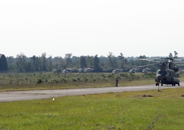 Camp Shelby Safe Haven for Ft. Rucker Aircraft