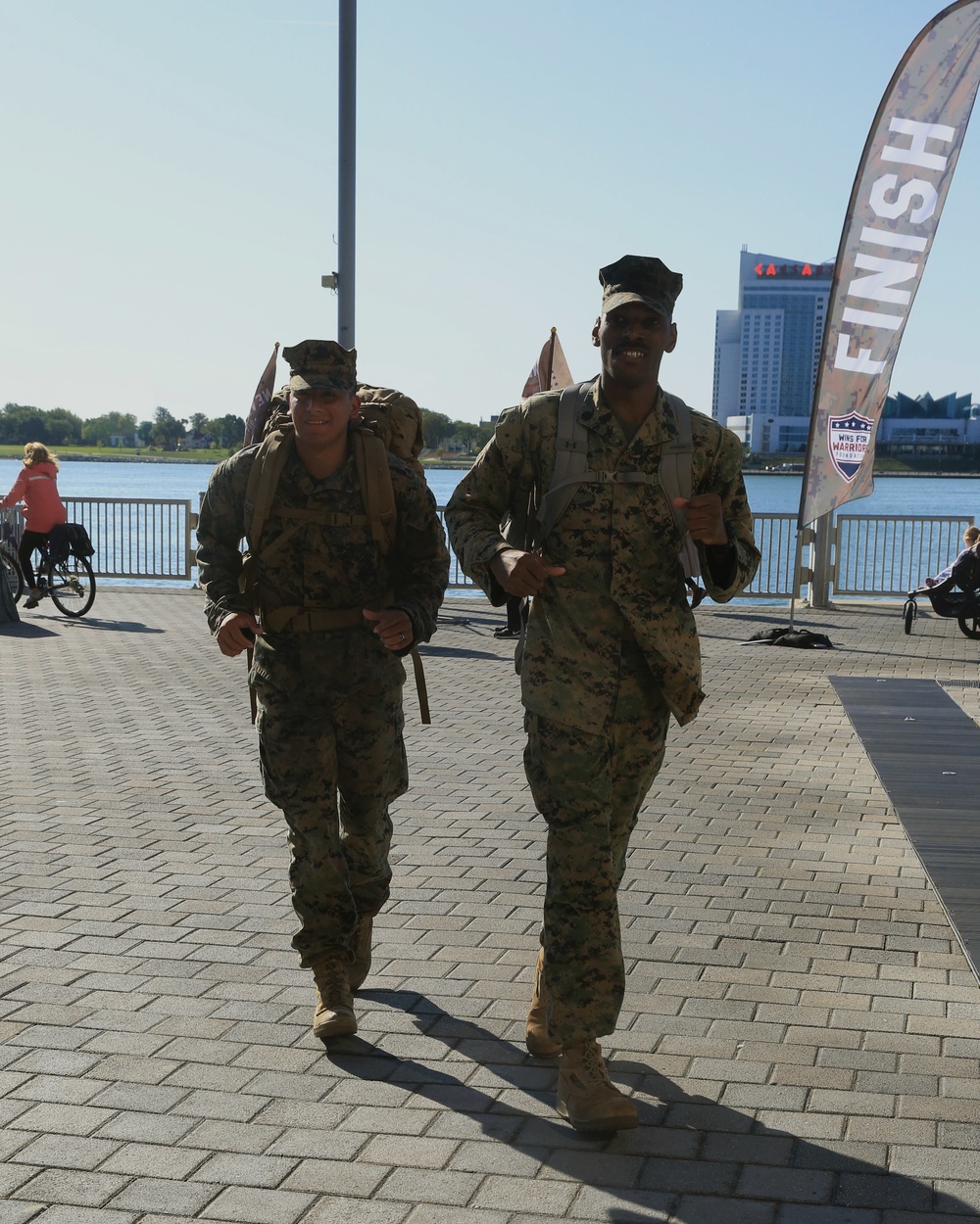 SPMAGTF Detroit Marines Participate in Patriot Ruck Hike