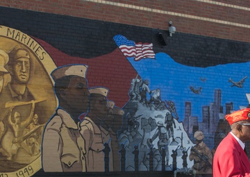 Lasting Legacy: Marines Unveil Mural at Marine Week Detroit