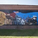 The mural is unveiled at Monford Point Detachment 158