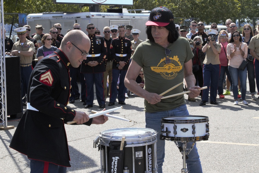 Marine Week Detroit Drum Line Competition