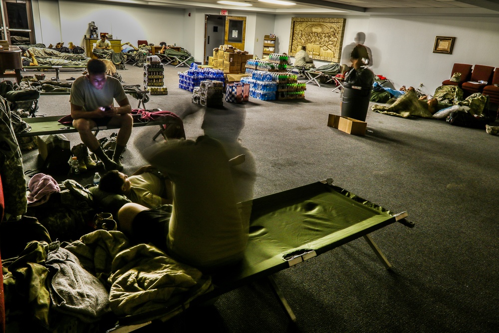 Soldiers and civilians take up residence at Port Neche's First Baptist Church