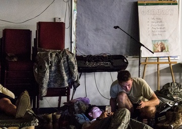 Soldiers and civilians take up residence at Port Neches' First Baptist Church
