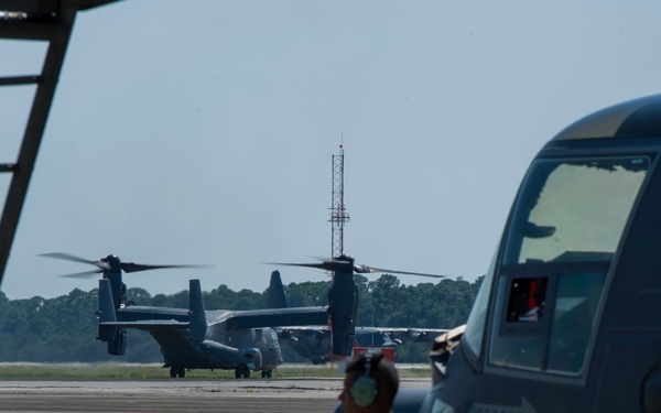 Hurlburt Field aircraft evacuate in preparation of Hurricane Irma