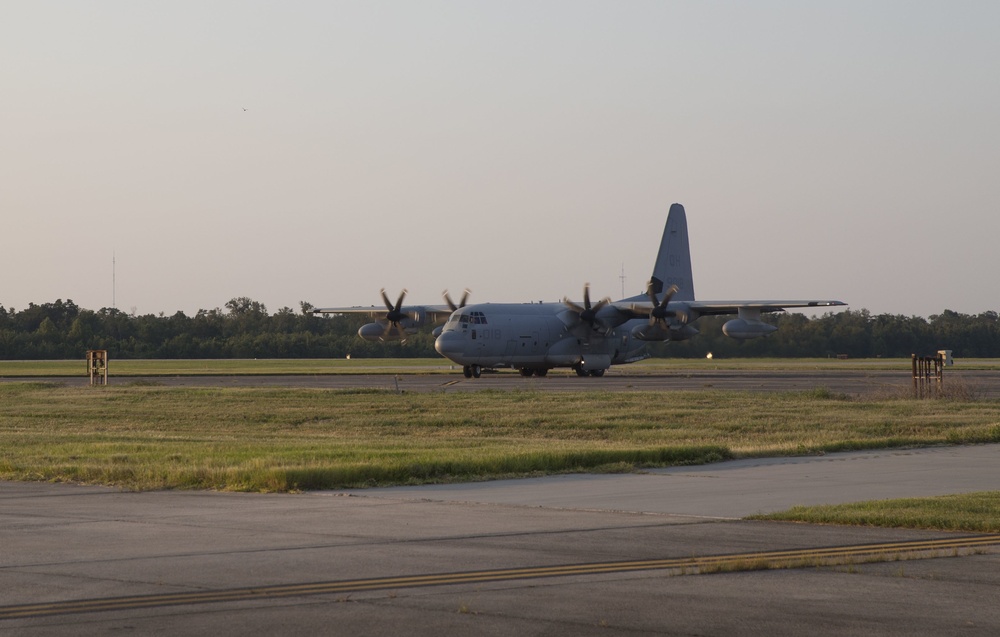 Marines with HMLA-773 stage in New Orleans to provide support in wake of Hurricane Irma