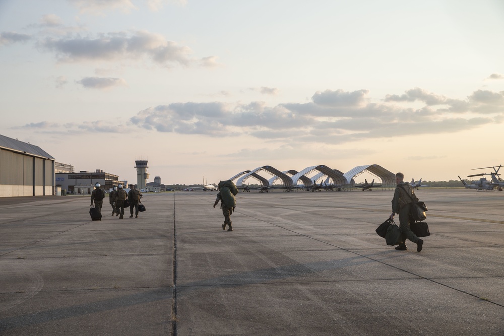 Marines with HMLA-773 stage in New Orleans to provide support in wake of Hurricane Irma