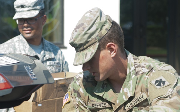 Oklahoma National Guardsmen support the Texas National Guard with Hurricane Harvey relief