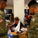 Florida National Guard Conduct Shelter Operations In Miami-Dade during Hurricane Irma