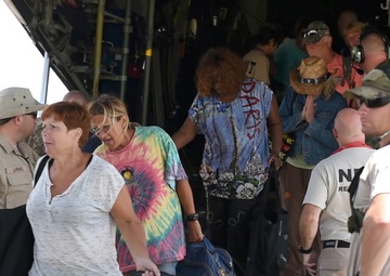 Puerto Rico Air National Guard supports hurricane evaucation of over 1,000 U.S. citizens from the island of St. Maarten