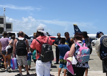 Puerto Rico Air National Guard supports hurricane evaucation of over 1,000 U.S. citizens from the island of St. Maarten