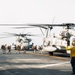 Marines board an MH-60S helicopter
