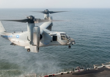 Sailors and Marine conduct flight operations