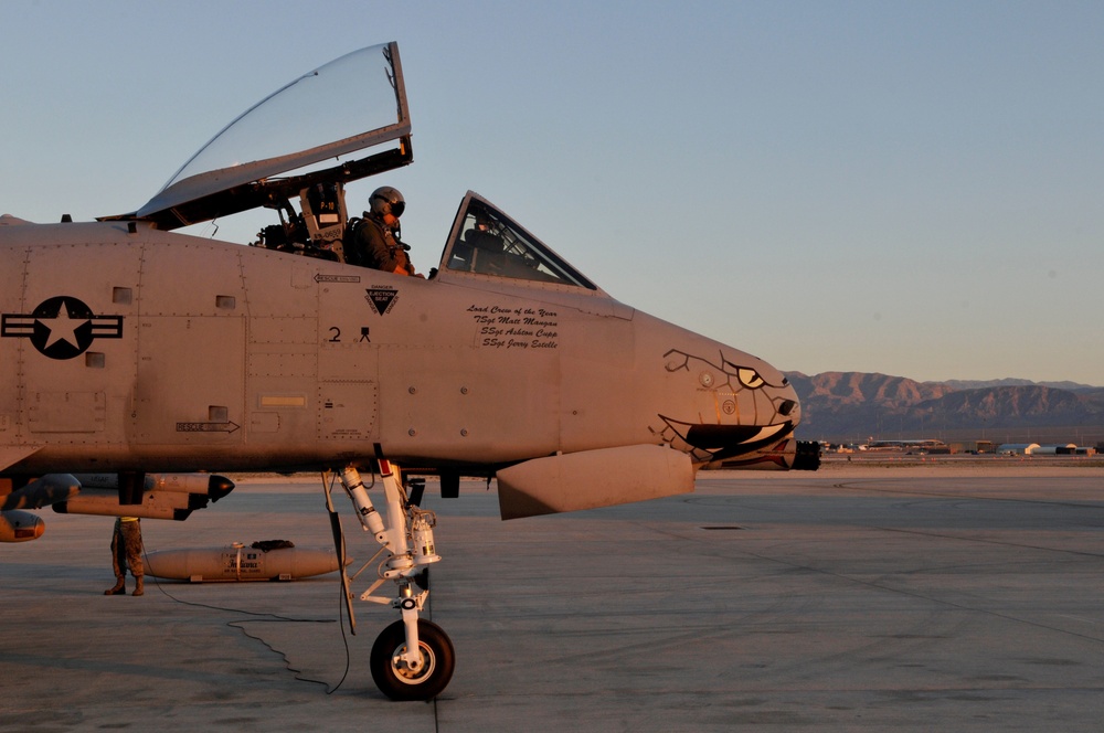 The early bird launches the A-10 at Green Flag-West