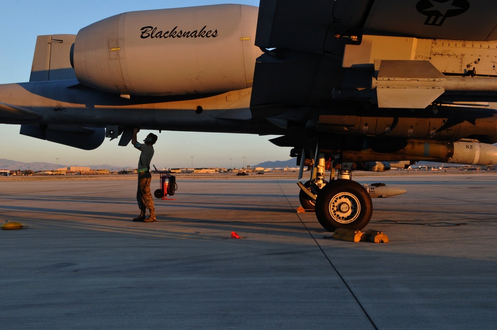 The early bird launches the A-10 at Green Flag-West