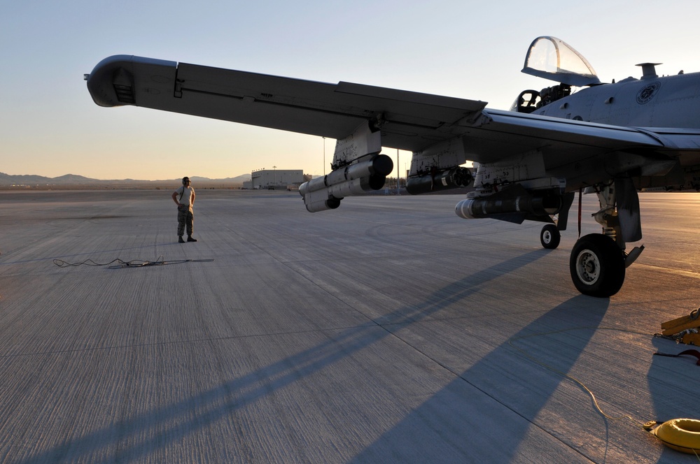 The early bird launches the A-10 at Green Flag-West