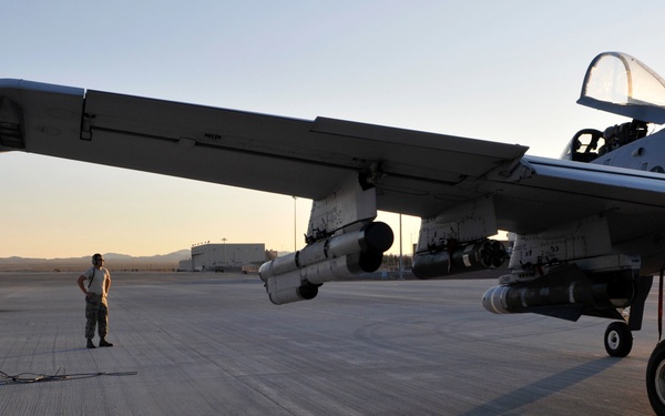 The early bird launches the A-10 at Green Flag-West