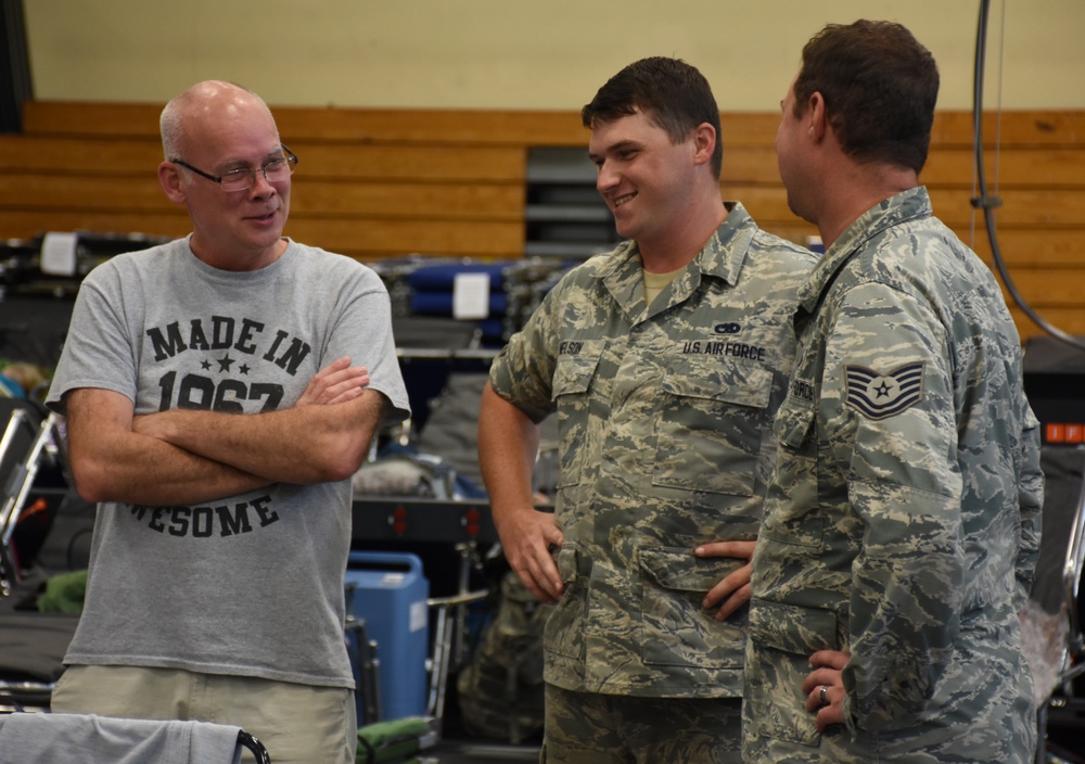 Florida Guardsmen Shelter Civilians From Hurricane Irma
