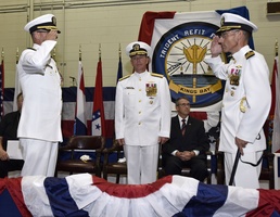 Trident Refit Facility Holds Change of Command and Retirement