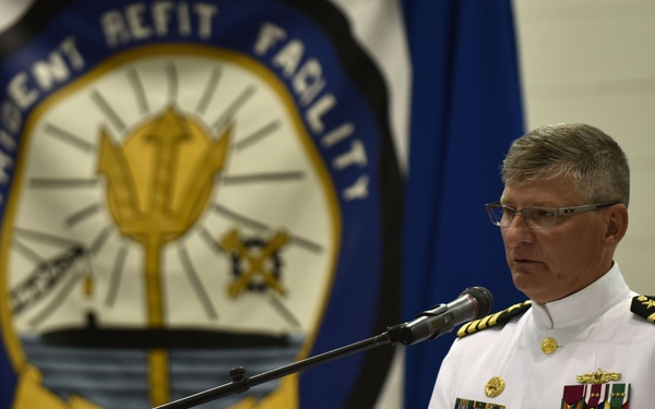 Trident Refit Facility Holds Change of Command and Retirement