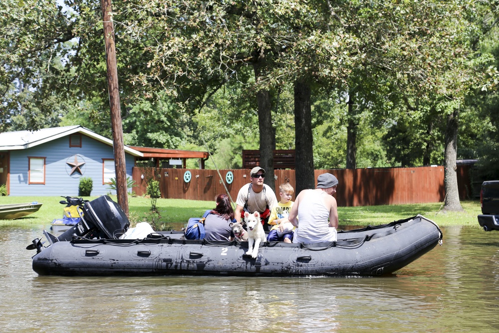 Air National Guardsmen from Alaska’s Chugach Mountains and the heart of California’s Silicon Valley spent last week in the flooded cities of Southeast Texas, with one mission—to save lives.