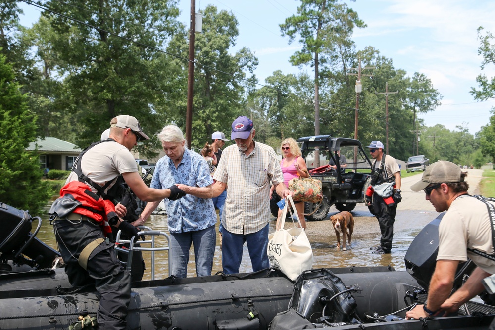 Air National Guardsmen from Alaska’s Chugach Mountains and the heart of California’s Silicon Valley spent last week in the flooded cities of Southeast Texas, with one mission—to save lives.