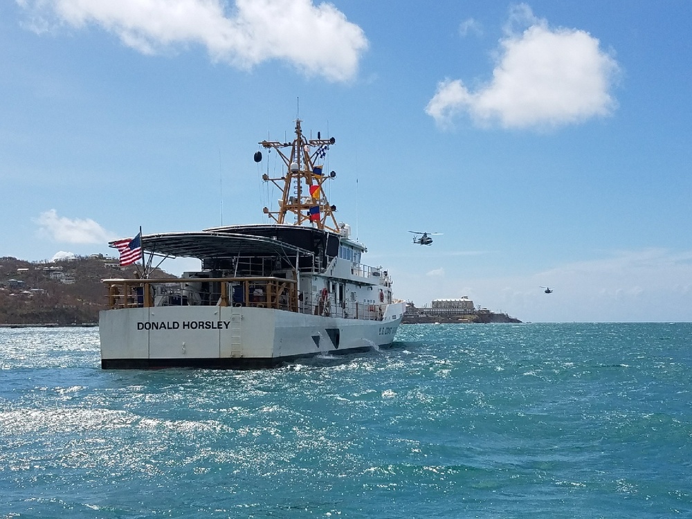 Coast Guard cutters support Hurricane Irma relief efforts in U.S. Virgin Islands