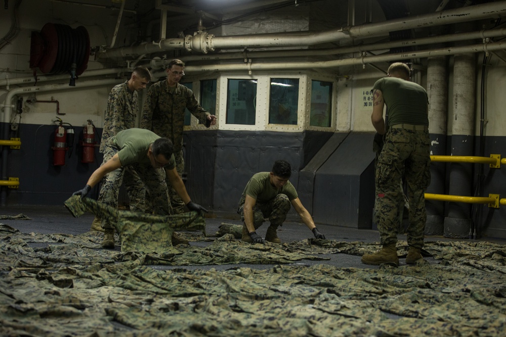 Marines and Sailors prepare for DSCA mission aboard USS Iwo Jima (LHD 7)