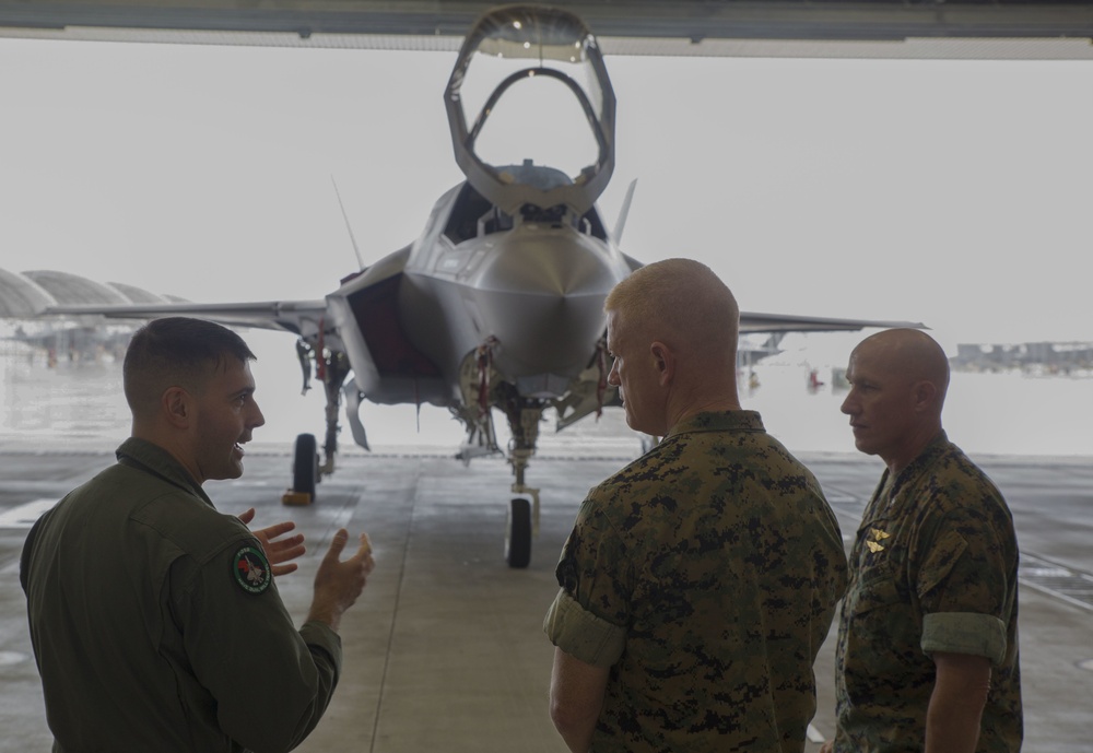 Commanding general of Marine Corps Installations Pacific tours MCAS Iwakuni