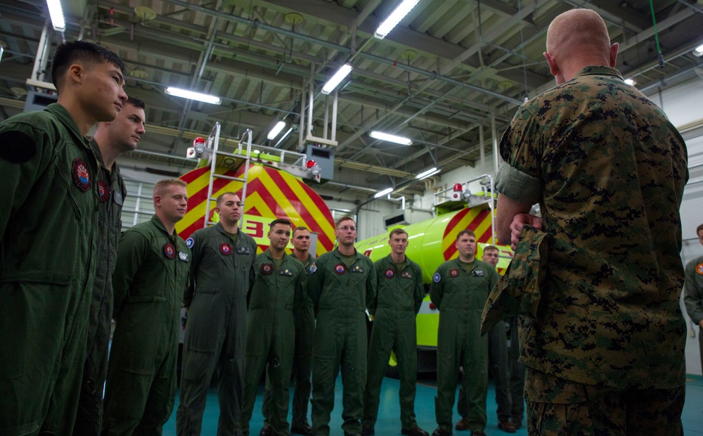 Commanding general of Marine Corps Installations Pacific tours MCAS Iwakuni