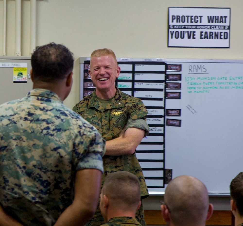 Commanding general of Marine Corps Installations Pacific tours MCAS Iwakuni