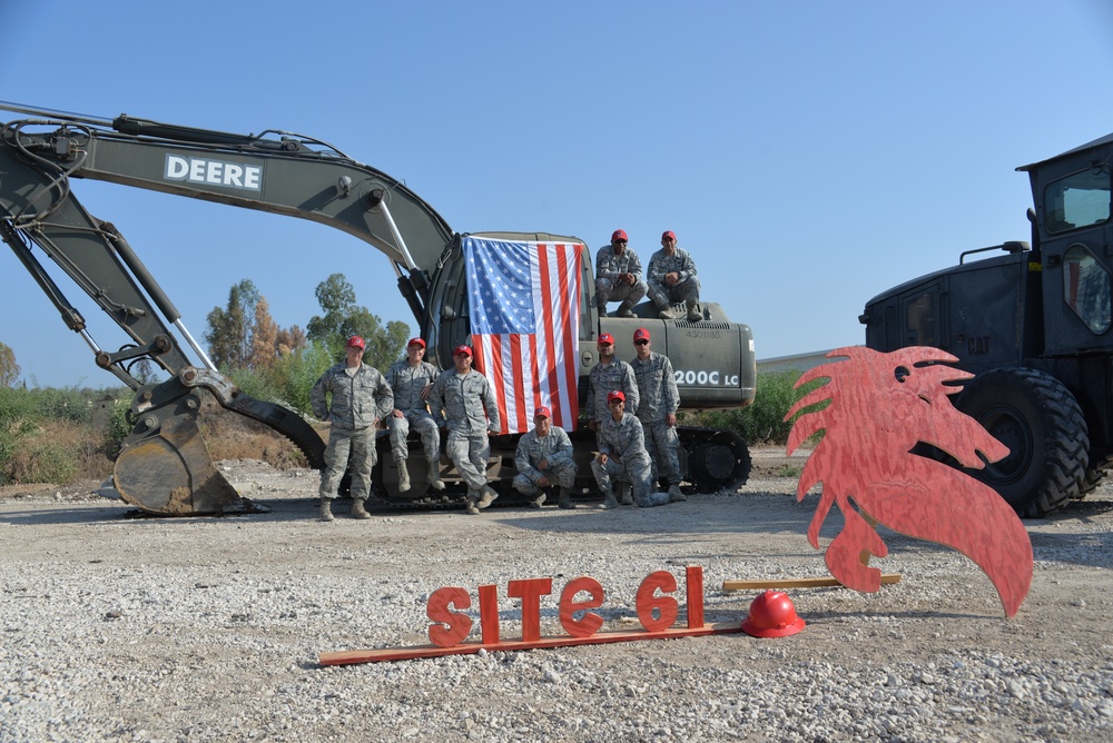 9/11 commemoration during an Exercise Related Construction in Israel