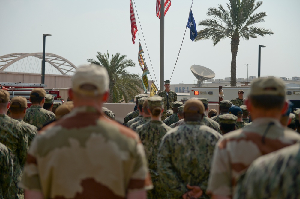 NSA Bahrain 9-11 ceremony