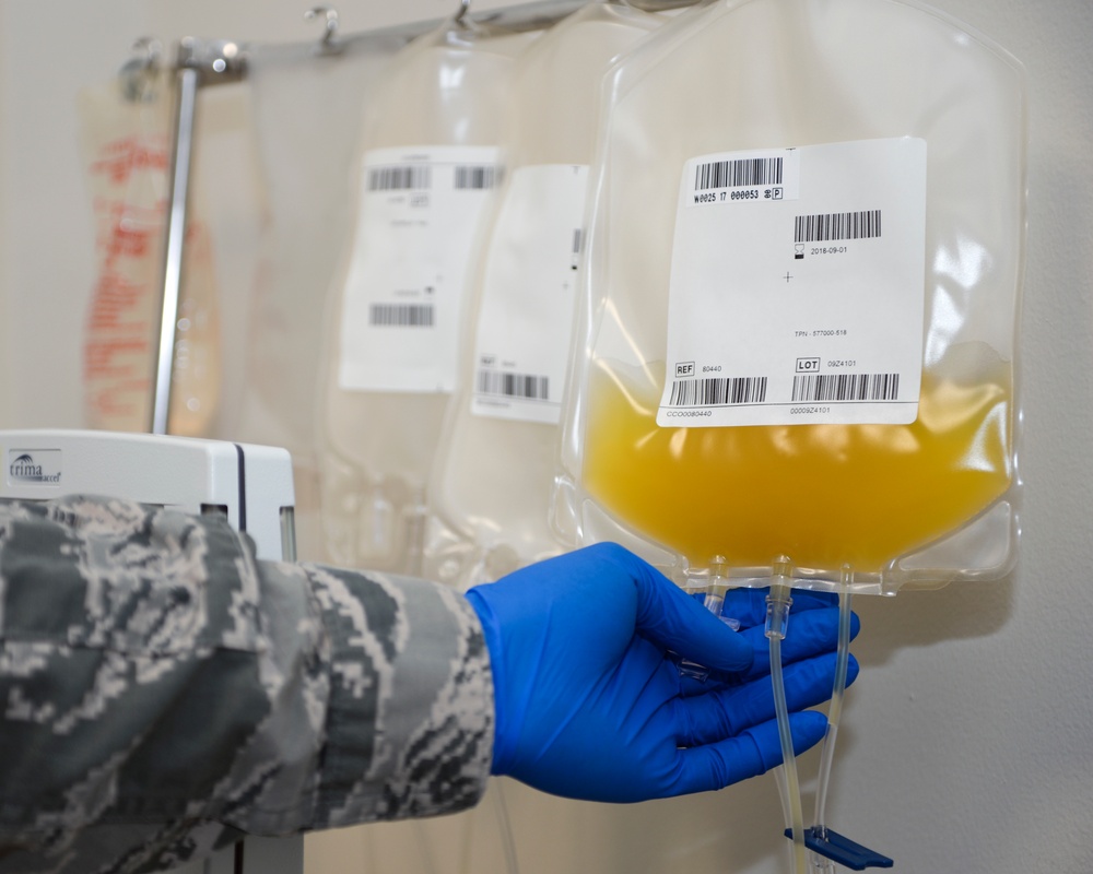 Al Udeid ships its first unit of cold storage platelets to the AOR