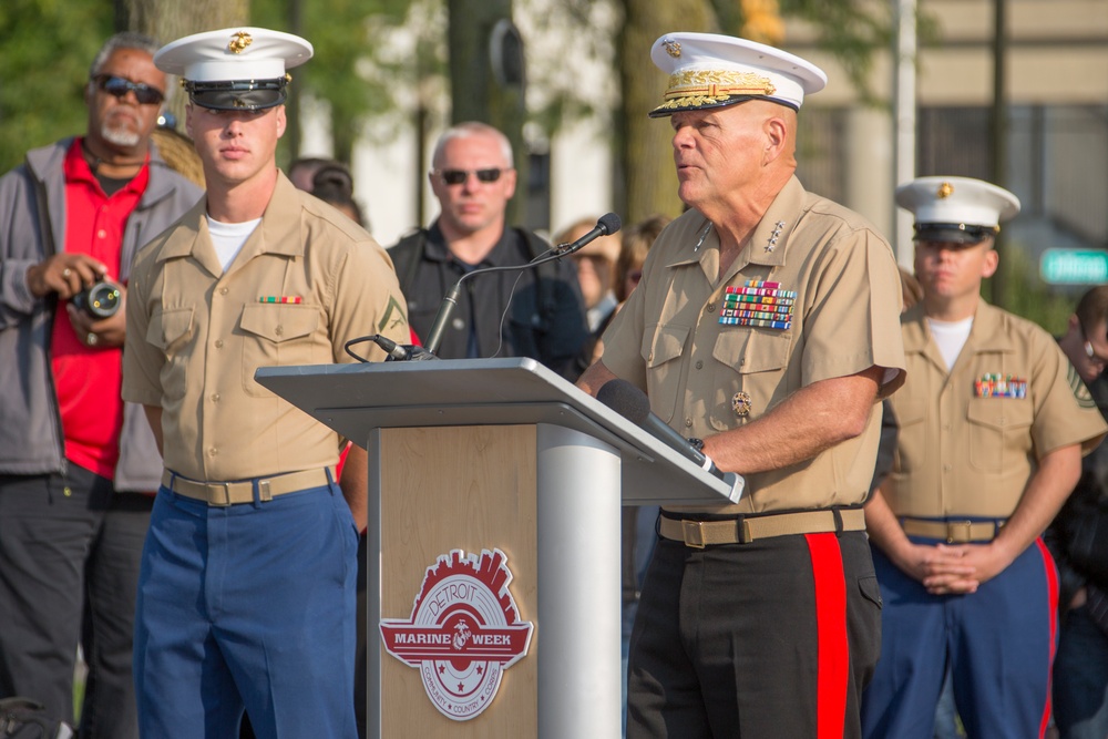 CMC Visits Marine Week Detroit