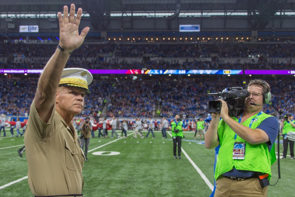 CMC Attends Detroit Lions Football Game