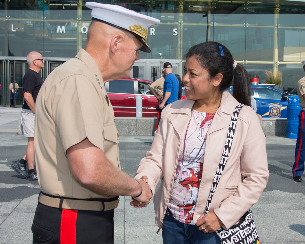 CMC Visits Marine Week Detroit