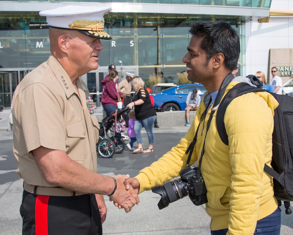 CMC Visits Marine Week Detroit