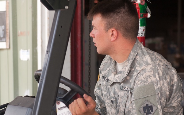 Oklahoma National Guardsmen support the Texas National Guard with Hurricane Harvey relief