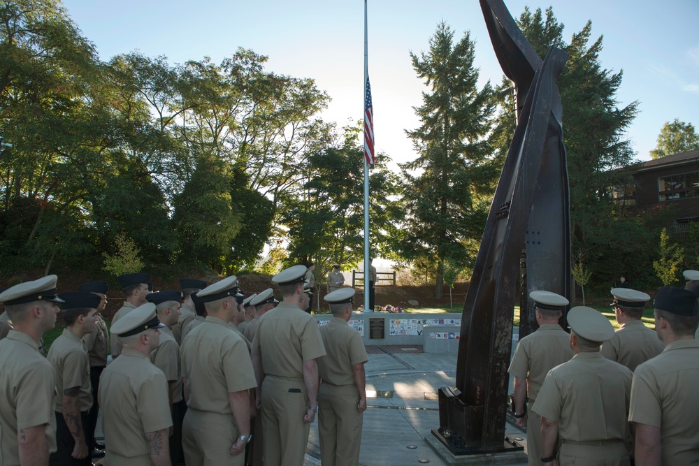 DEVRON 5 Sailors Hold 9/11 Remembrance Ceremony