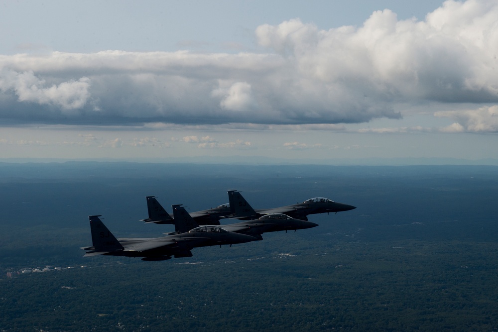 F-15E Strike Eagle Fly-over