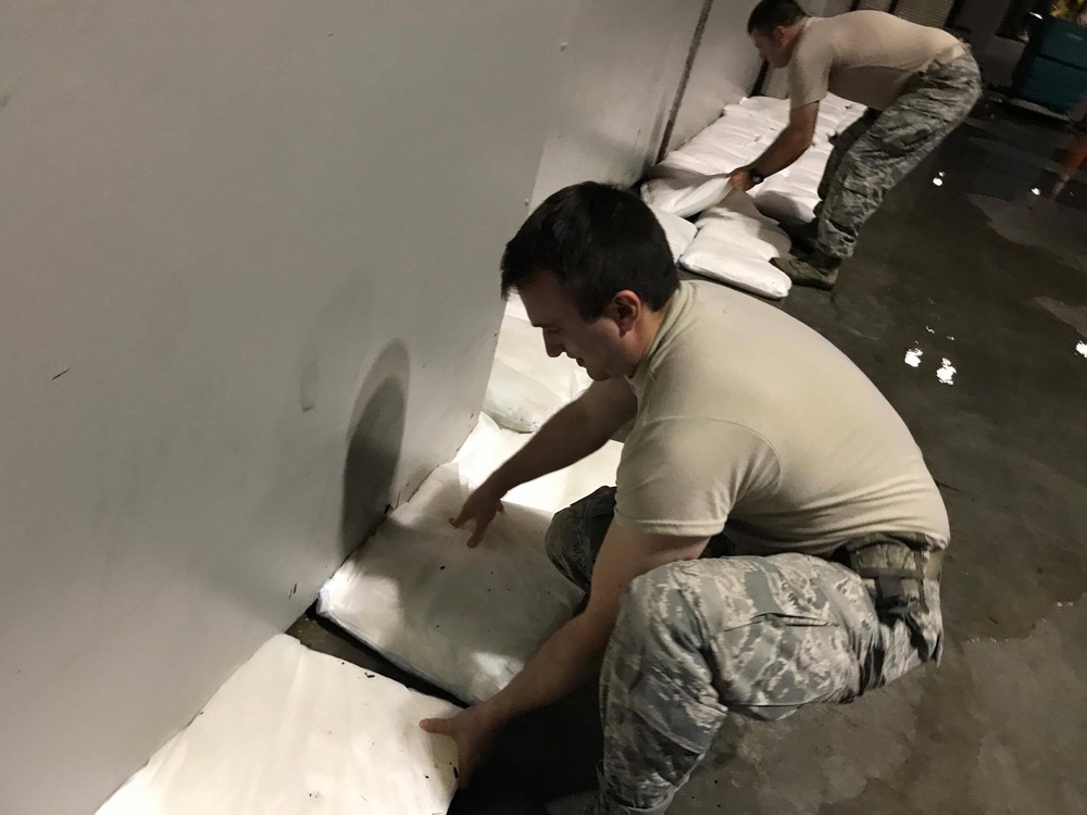 Citizen Airmen reservists halt flooding from Hurricane Irma