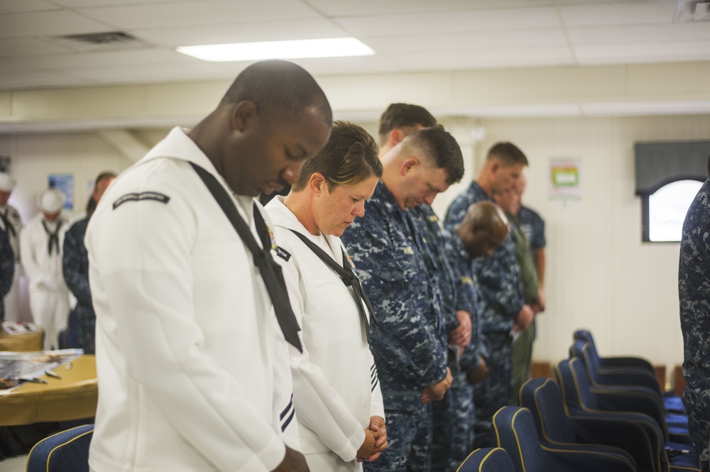 USS George Washington Hosts 9/11 Remembrance ceremony