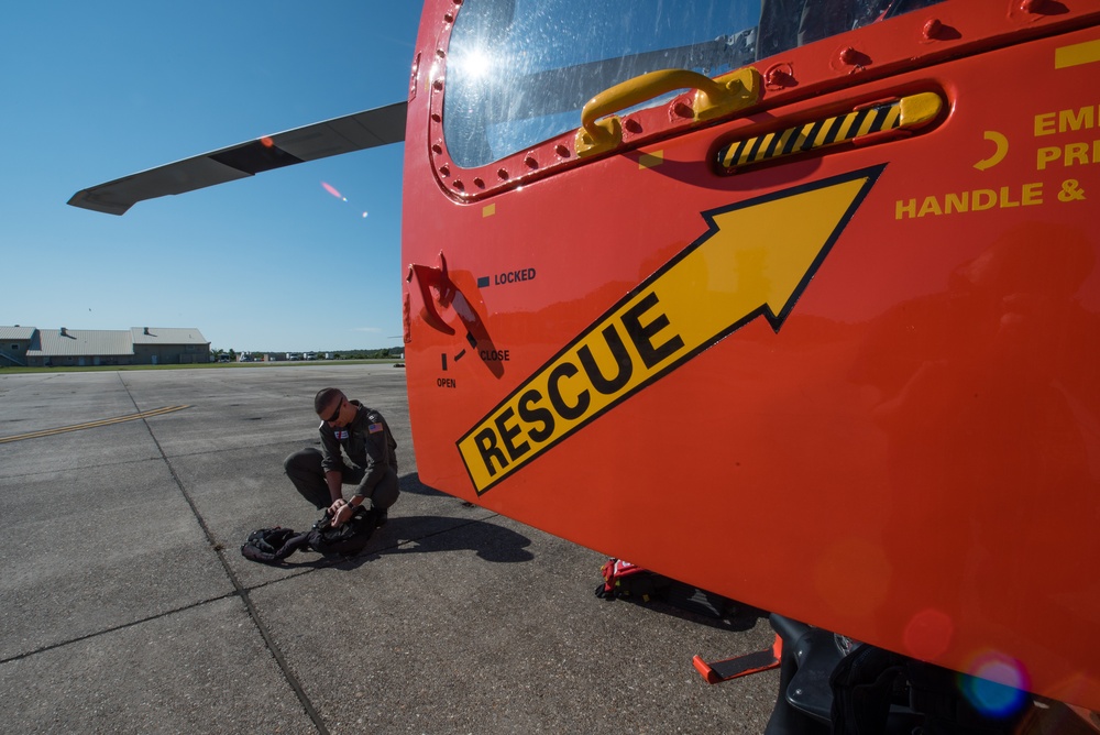 Air Station Clearwater crews depart New Orleans after Hurricane Irma passes