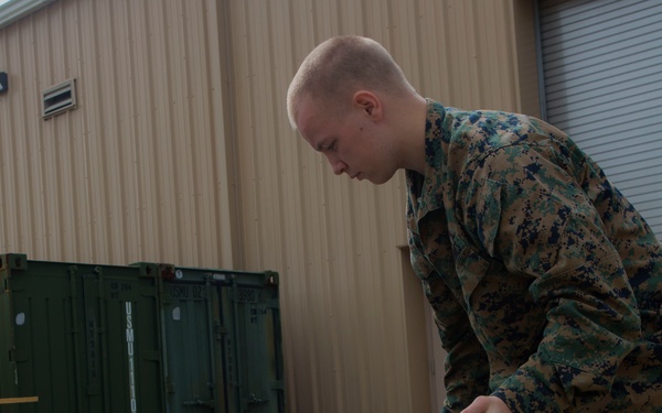 Marines with 3rd Force Reconnaissance Company prepare for relief efforts in the aftermath of Hurricane Irma